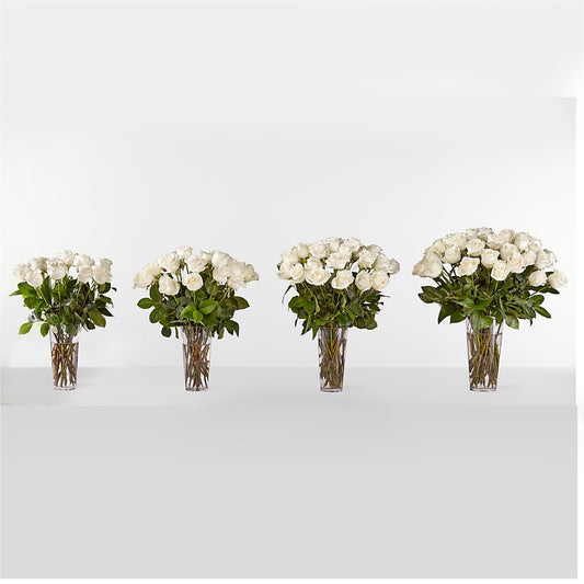 Long Stem White Rose Bouquet – Haggen, Bellingham WA