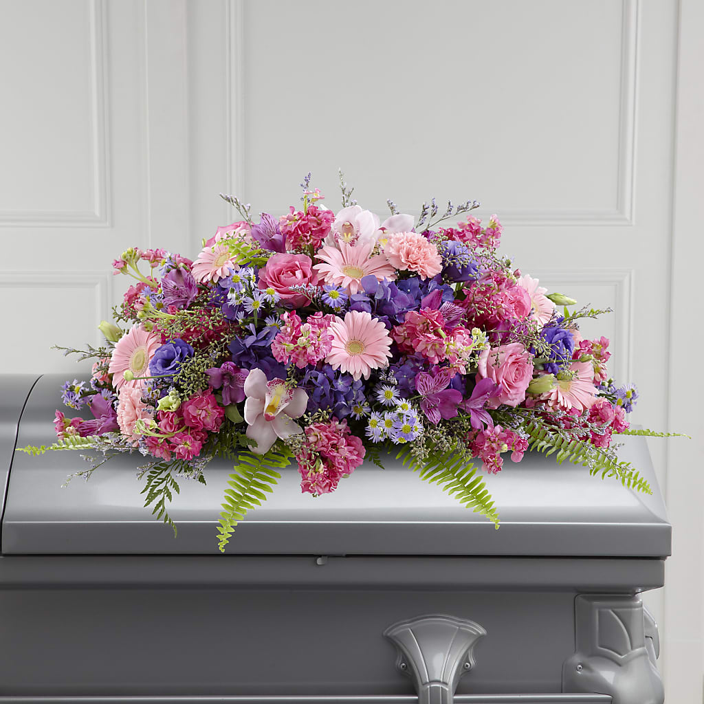 Glorious Garden Casket Spray – Haggen, Bellingham WA