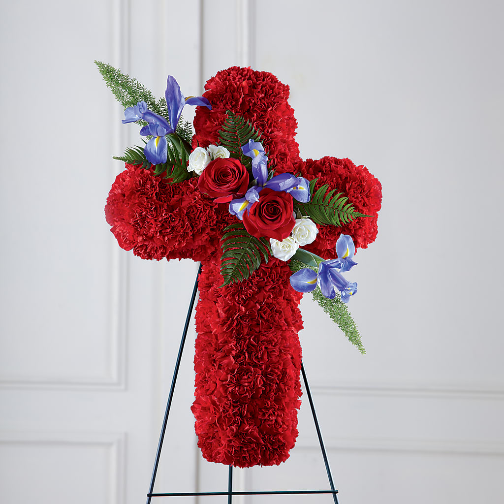 Faithful Hero Floral Cross – Haggen, Bellingham WA