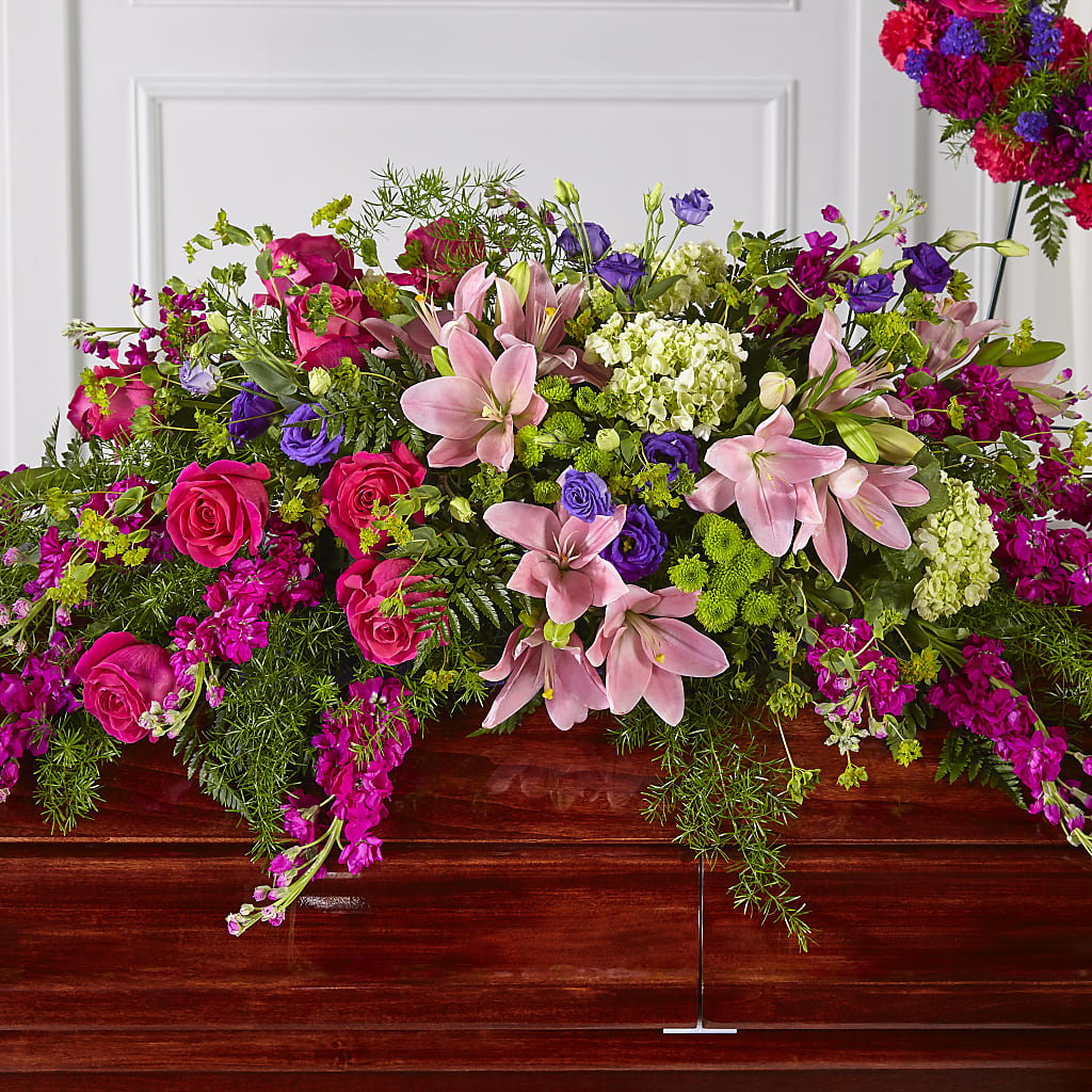 Radiant Tribute Casket Spray – Haggen, Bellingham WA