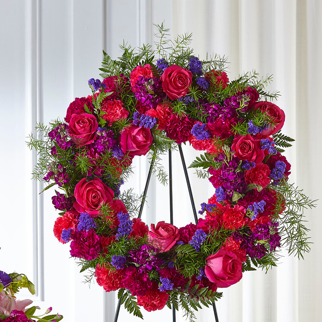 Calming Colors Wreath – Haggen, Bellingham WA