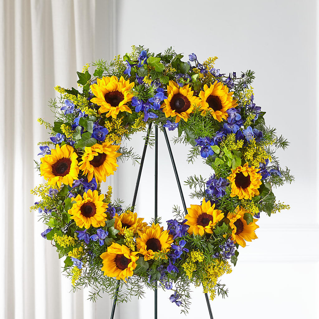 Bright Rays Wreath – Haggen, Bellingham WA
