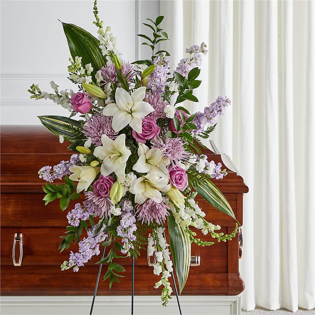 Grateful Hearts Standing Spray – Haggen, Bellingham WA