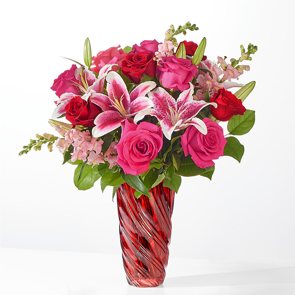 Always You Bouquet with Luxe Swirl Vase – Haggen, Bellingham WA