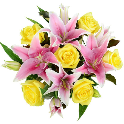 Debi Lilly Yellow Fragrant Rose Bouquet –  Haggen, Bellingham WA