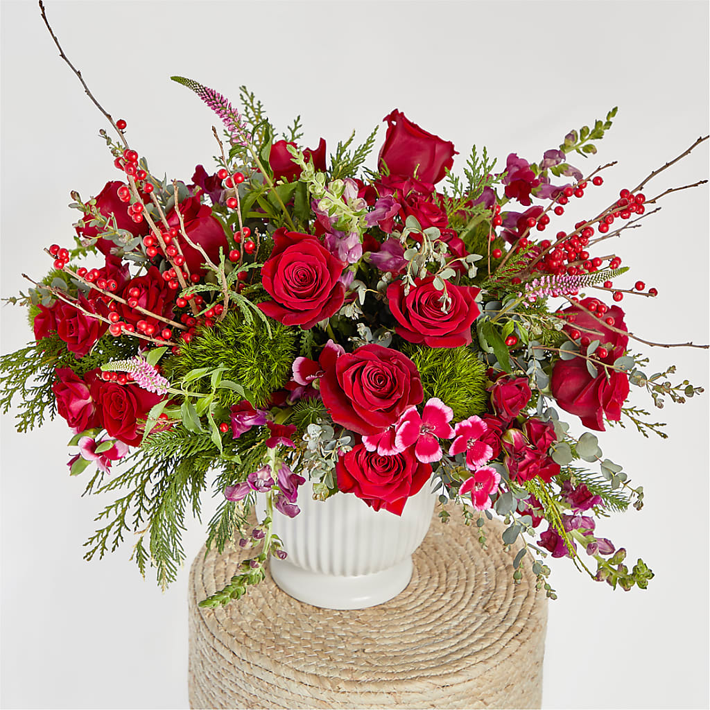 Big Red Bow Bouquet –  Haggen, Bellingham WA
