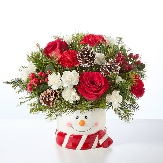 Jolly Snowman Bouquet –  Haggen, Bellingham WA