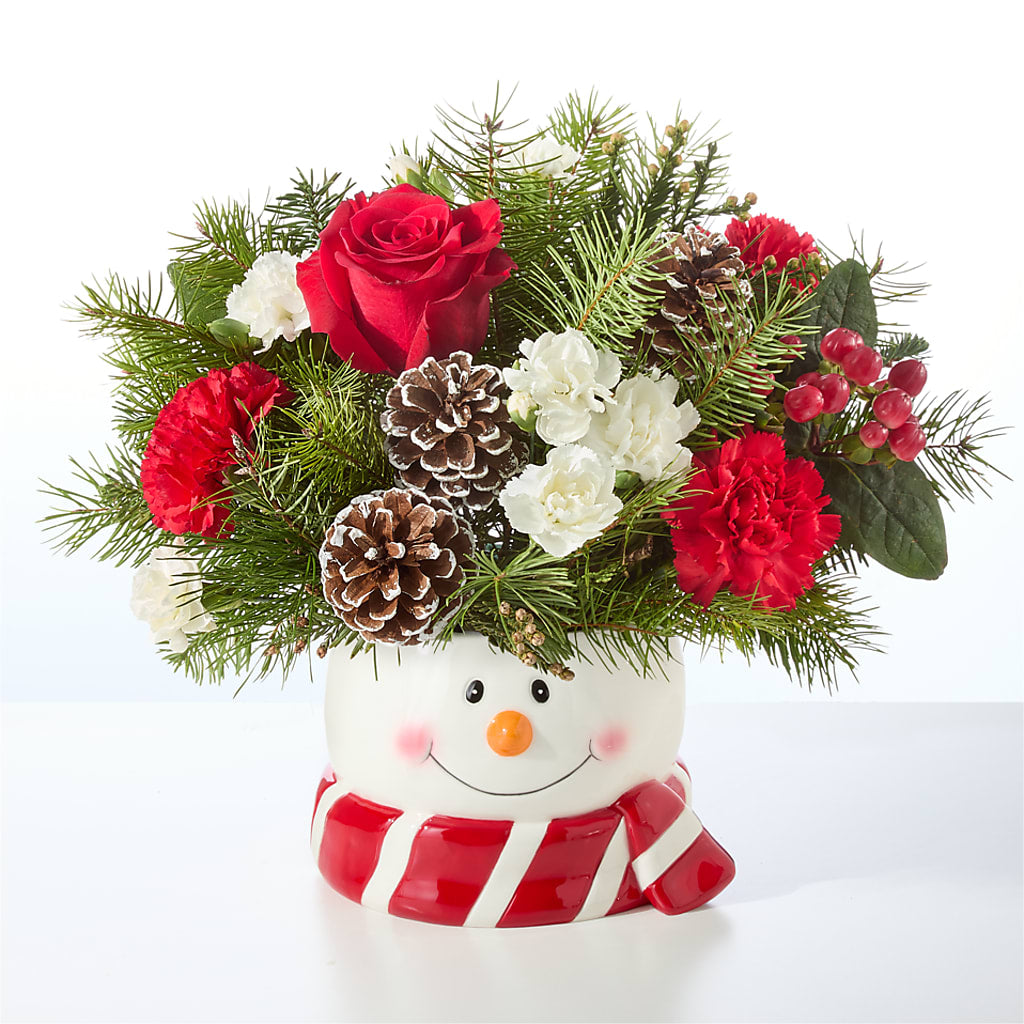 Jolly Snowman Bouquet –  Haggen, Bellingham WA