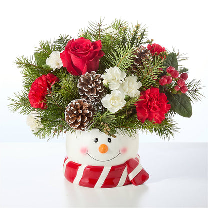 Jolly Snowman Bouquet –  Haggen, Bellingham WA