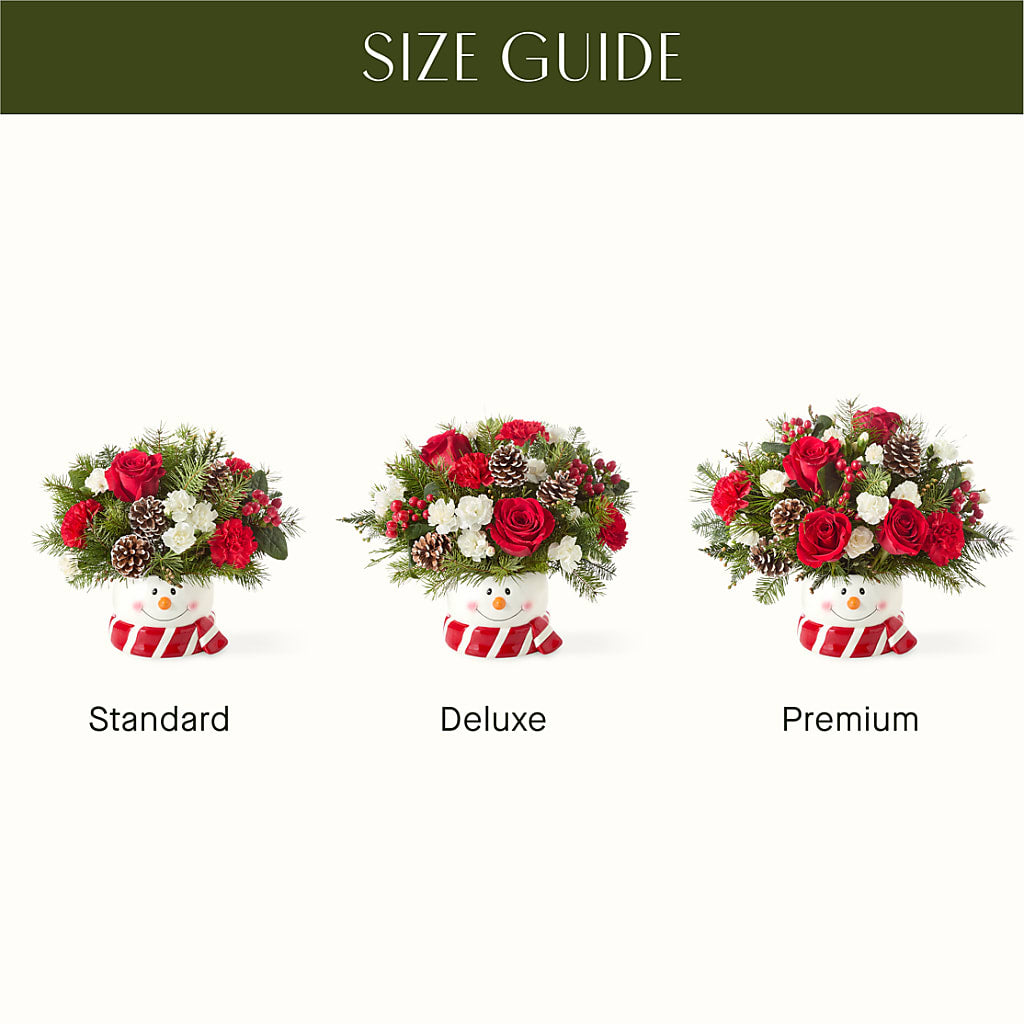 Jolly Snowman Bouquet –  Haggen, Bellingham WA