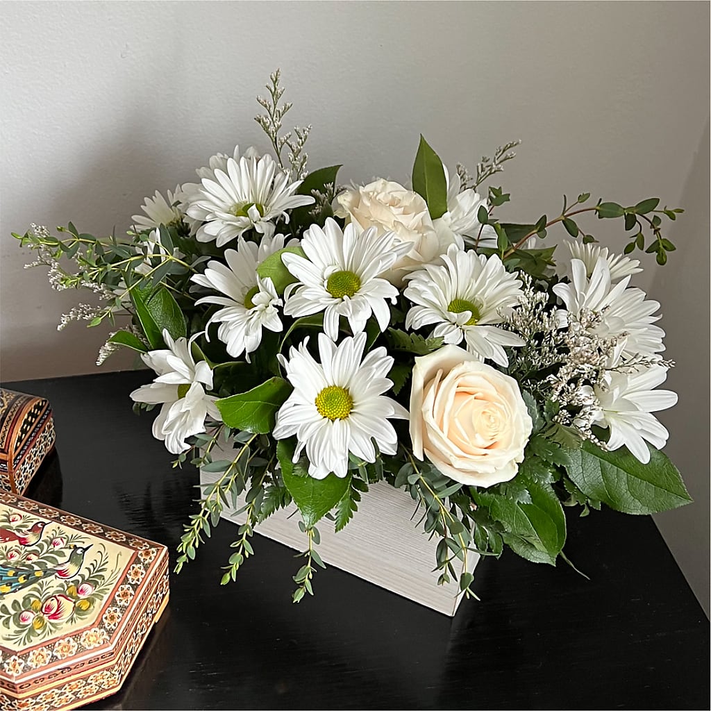 Fresh Linen Box Bouquet –  Haggen, Bellingham WA