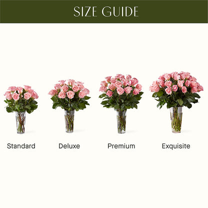 Long Stem Pink Rose Bouquet –  Haggen, Bellingham WA