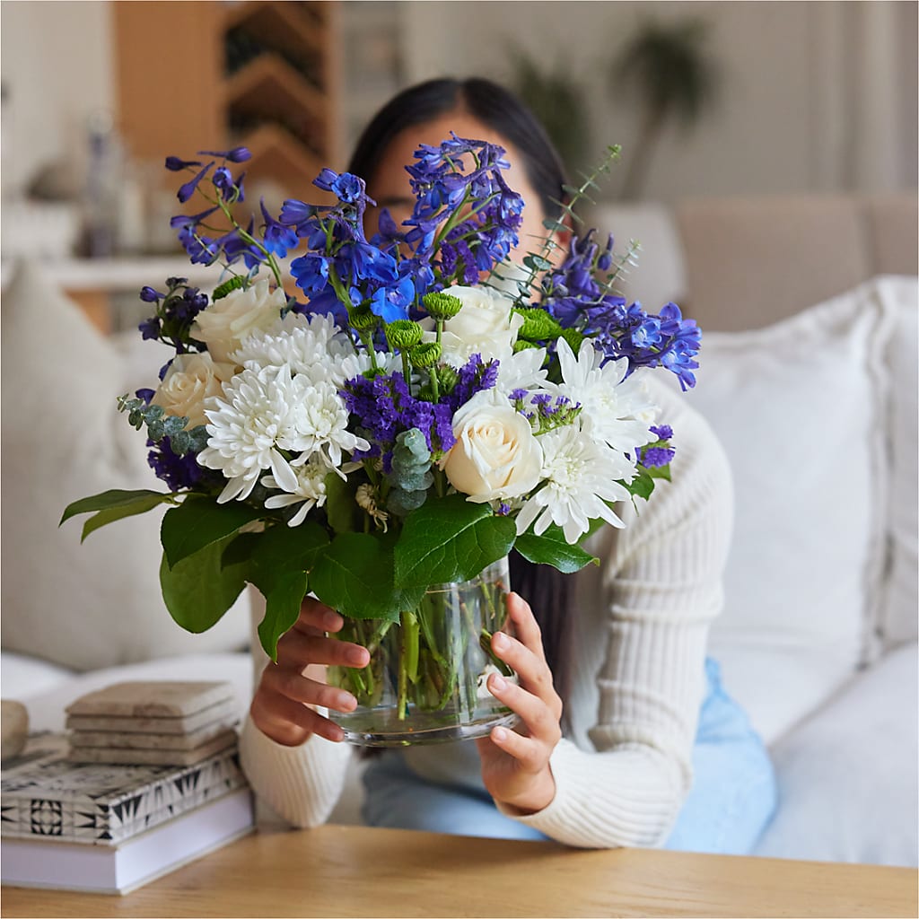 Cerulean Waves Bouquet –  Haggen, Bellingham WA