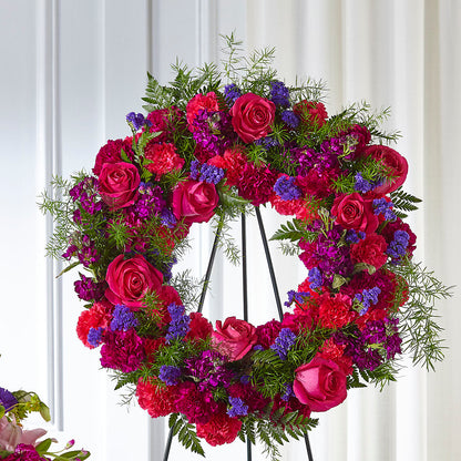 Calming Colors Wreath –  Haggen, Bellingham WA