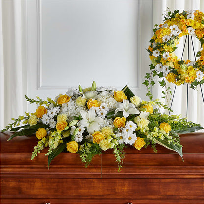 Golden Harmony Casket Spray –  Haggen, Bellingham WA