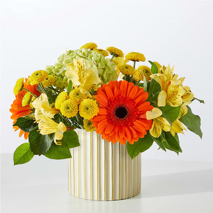 Autumn Sunshine Bouquet with Ivory Vase –  Haggen, Bellingham WA