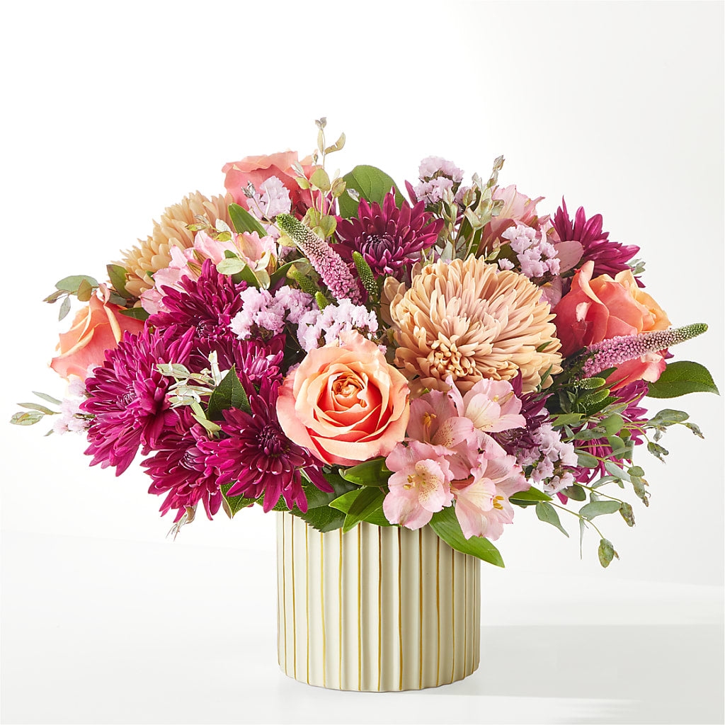 Berry Cobbler Bouquet with Ivory Vase –  Haggen, Bellingham WA