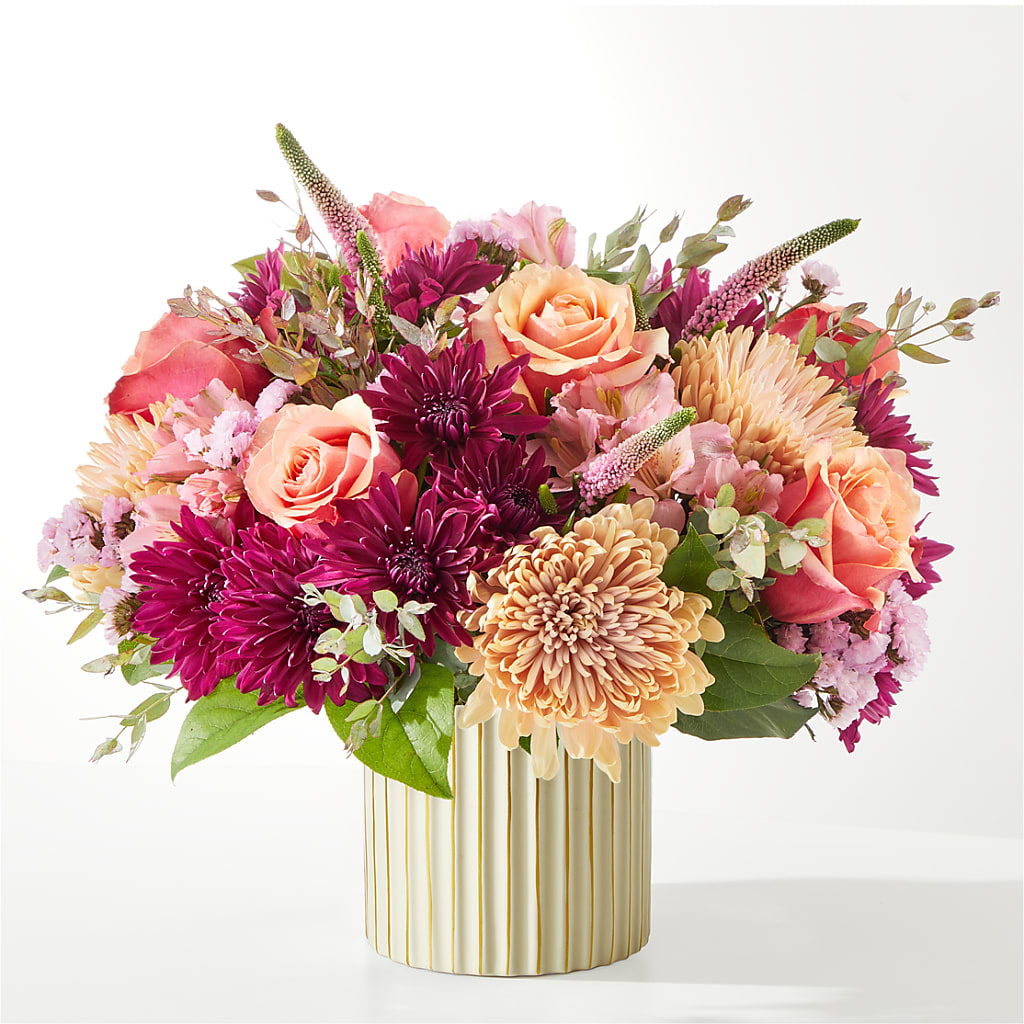 Berry Cobbler Bouquet with Ivory Vase –  Haggen, Bellingham WA