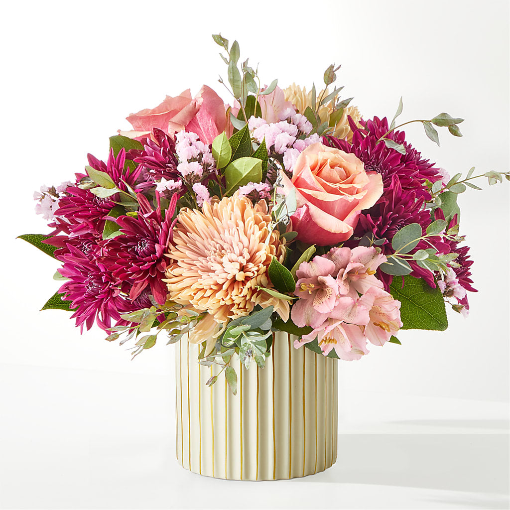 Berry Cobbler Bouquet with Ivory Vase –  Haggen, Bellingham WA