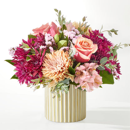 Berry Cobbler Bouquet with Ivory Vase –  Haggen, Bellingham WA