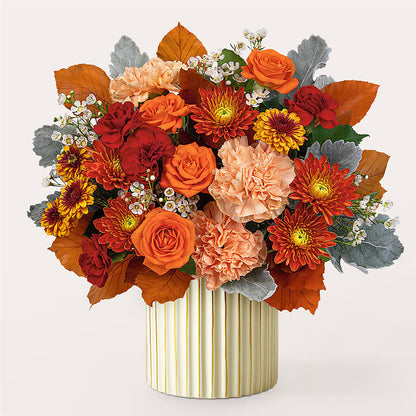Merlot Bouquet with Ivory Vase –  Haggen, Bellingham WA
