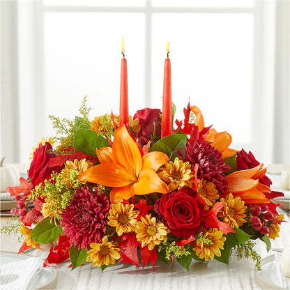 Autumn's Embrace Centerpiece –  Haggen, Bellingham WA