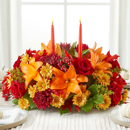 Autumn's Embrace Centerpiece –  Haggen, Bellingham WA