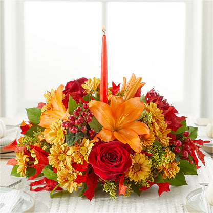 Autumn's Embrace Centerpiece –  Haggen, Bellingham WA